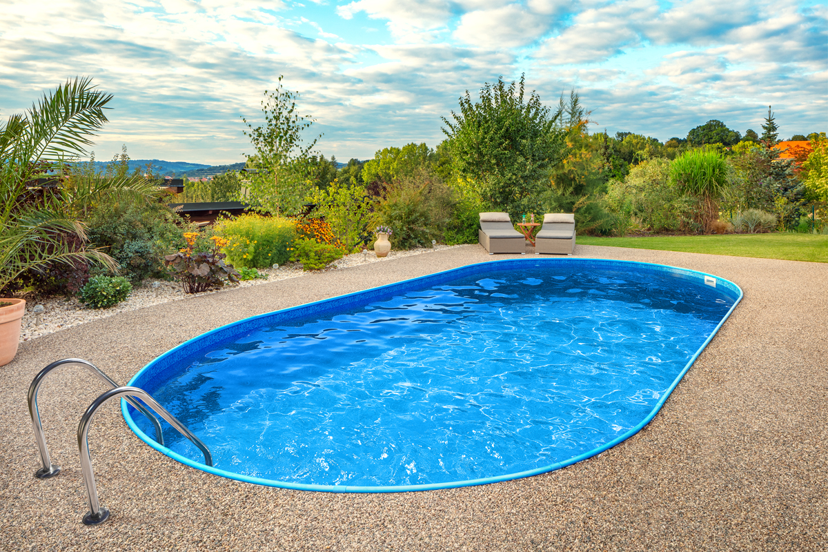 Ibiza oval - 4.16 x 8.00 x 1.5 m