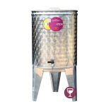 Inox bačva 60 L za vino - sa slavinom