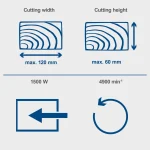Preklopna testera 210mm Scheppach HM210L 1500W - Slika 3