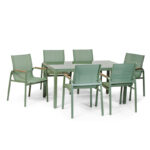 Baštenski set sto + 6 stolica Olive (A+B)